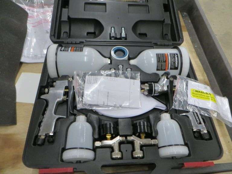 Husky HVLP Spray Gun Kit Model 793 334 Lambrecht Auction, Inc.
