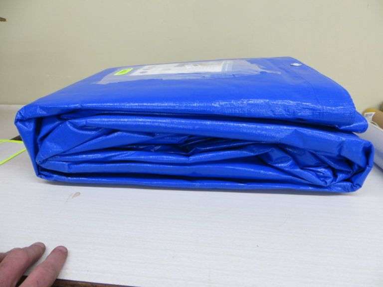 Heavy Duty 20x30 Blue Tarp Lambrecht Auction, Inc.