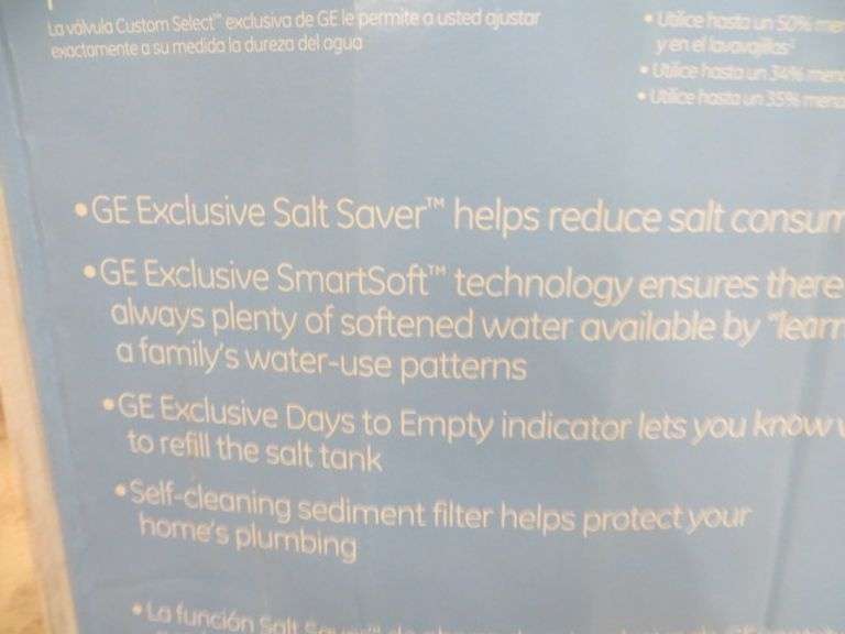 GE Water Softener Model GXSH40V Lambrecht Auction, Inc.