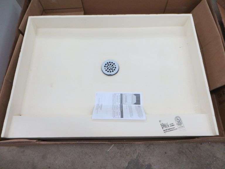 Tile Ready Shower Pan 30x40 Lambrecht Auction, Inc.