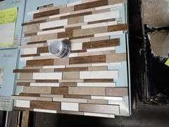Saddlestone Linear Mosaic Tile 12" x 15"