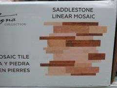 Saddlestone Linear Mosaic Tile 12" x 15"