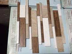Saddlestone Linear Mosaic Tile 12" x 15"