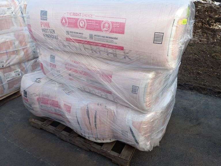R30 Faced Fiberglass Bagged Insulation Lambrecht Auction, Inc.