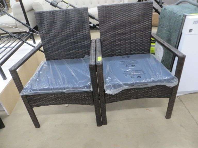 Plastic Wicker Chairs Lambrecht Auction, Inc.