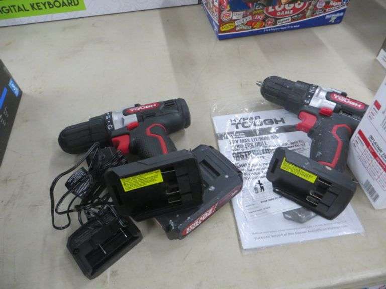 Hyper Tough 20V Cordless Drill Lambrecht Auction, Inc.