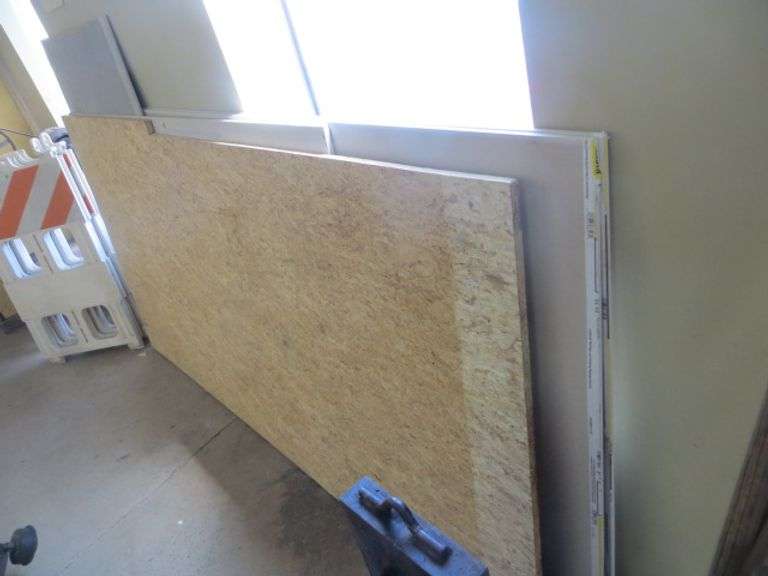 Sheetrock, Underlayment, Cement Board Lambrecht Auction, Inc.