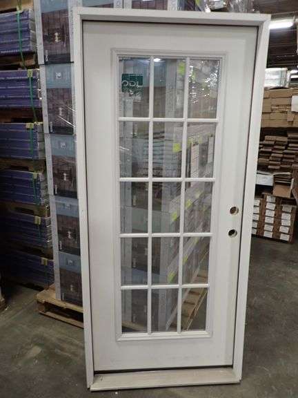 15 Lite Fiberglass Exterior Door 36
