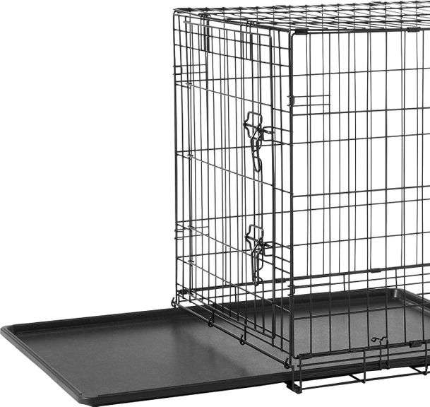 Metal Dog Crate 36" x 23" x 25" Lambrecht Auction, Inc.