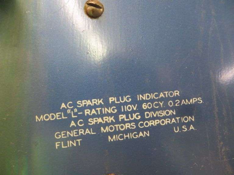 Vintage Spark Plug Tester Lambrecht Auction, Inc.