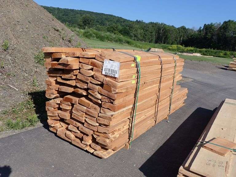Cherry Rough Cut Hardwood Lumber RWxRHxRL Lambrecht Auction, Inc.