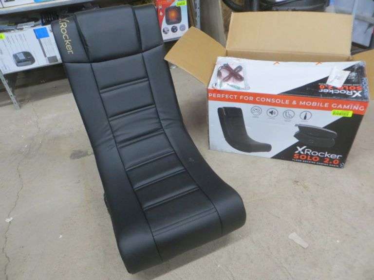 Xrocker Solo 2.0 Floor Rocking Gaming Chair Lambrecht Auction, Inc.