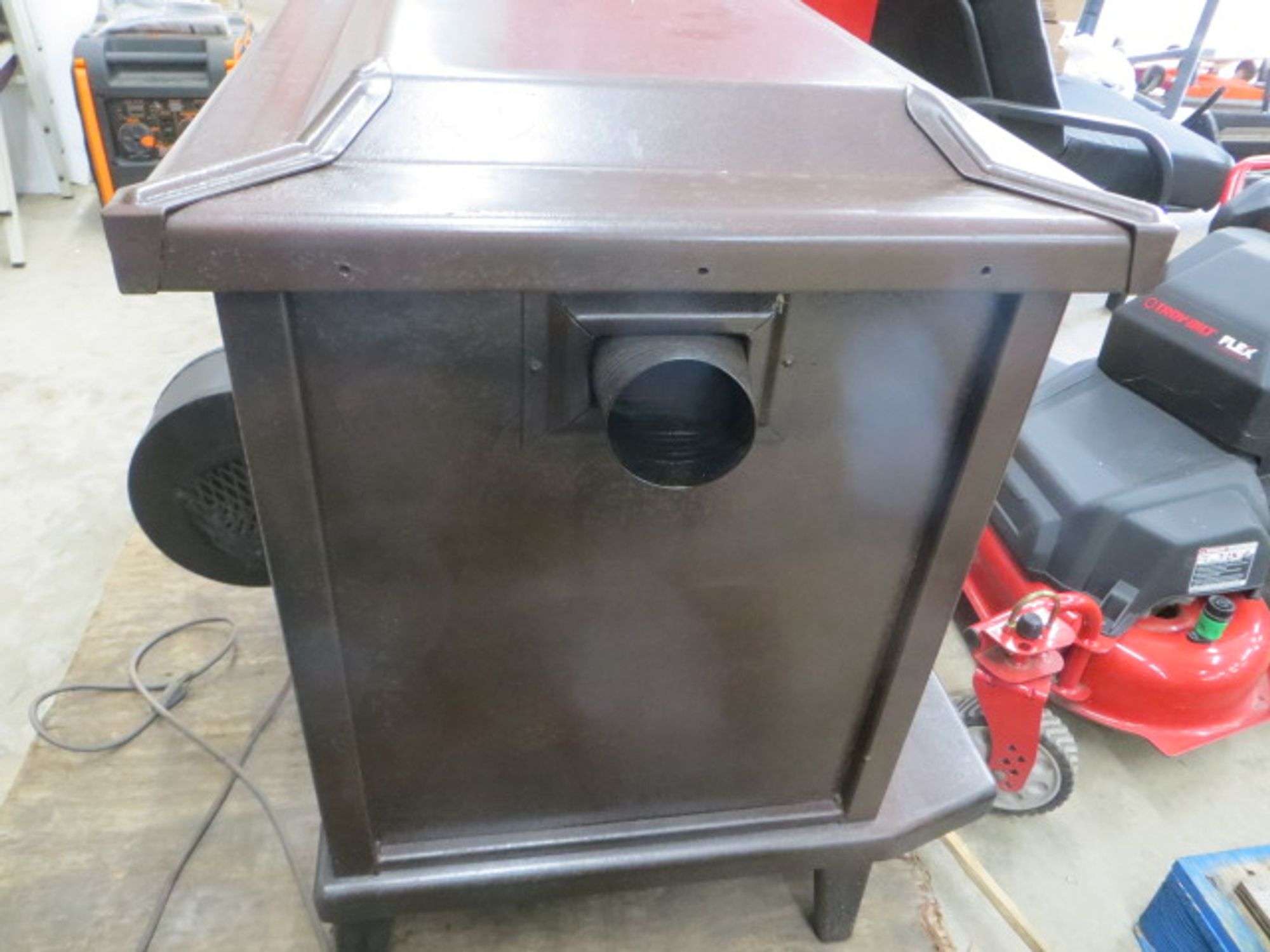 Nashua Wood Stove w/ Blower - Lambrecht Auction, Inc.