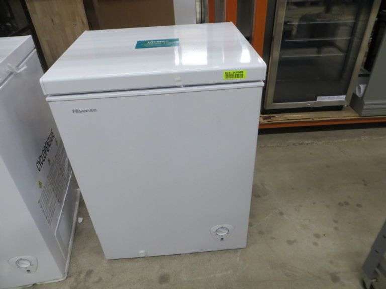 Hisense Household freezer Model FC50D6EWD Lambrecht Auction, Inc.
