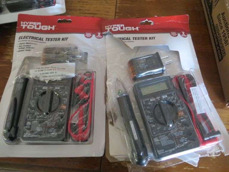 Hyper Tough Electrical Tester Kit (4) Lambrecht Auction, Inc.
