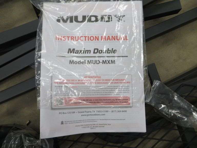 Muddy Maxim Tree Stand Model MUDMXM Lambrecht Auction, Inc.
