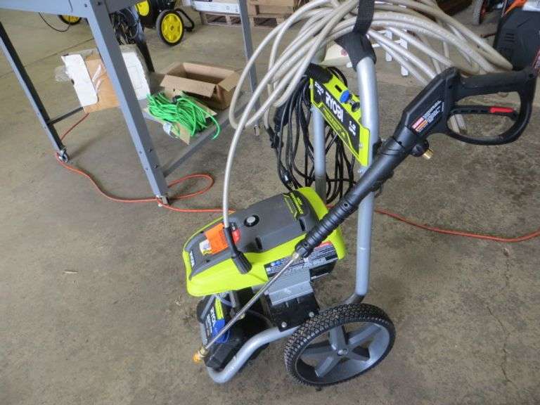 Ryobi 2300 PSI Electric Pressure Washer Lambrecht Auction, Inc.