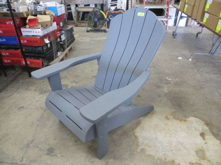 Plastic Adirondack Chair Lambrecht Auction, Inc.