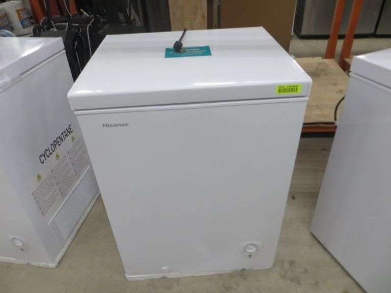 Hisense Household freezer Model FC50D6EWD Lambrecht Auction, Inc.