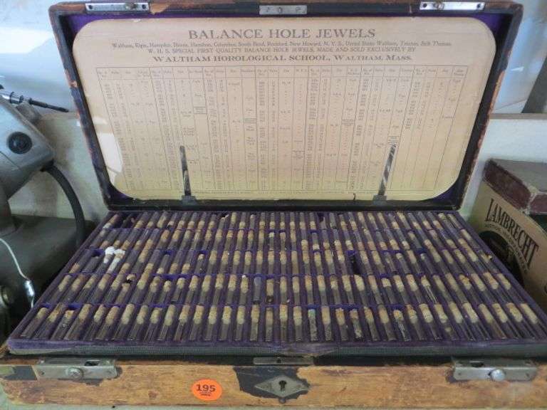 Balance hole Jewels Lambrecht Auction, Inc.