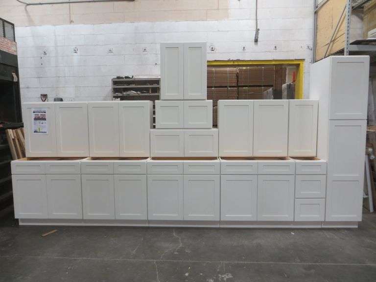 Arcadia Linen Kitchen Set 22' Lambrecht Auction, Inc.