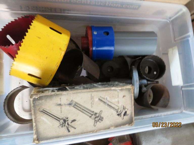 Hole Saws, Expansion Bit Lambrecht Auction, Inc.