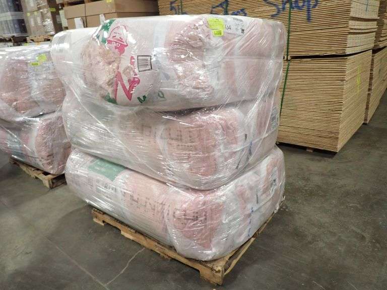 R11 Unfaced Fiberglass Bagged Insulation Lambrecht Auction, Inc.