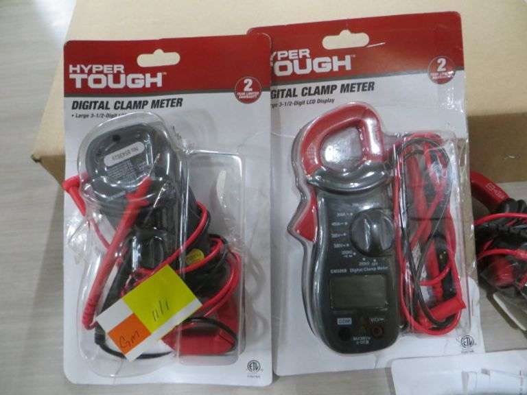 Hyper Tough Digital Clamp Meters (5) Lambrecht Auction, Inc.