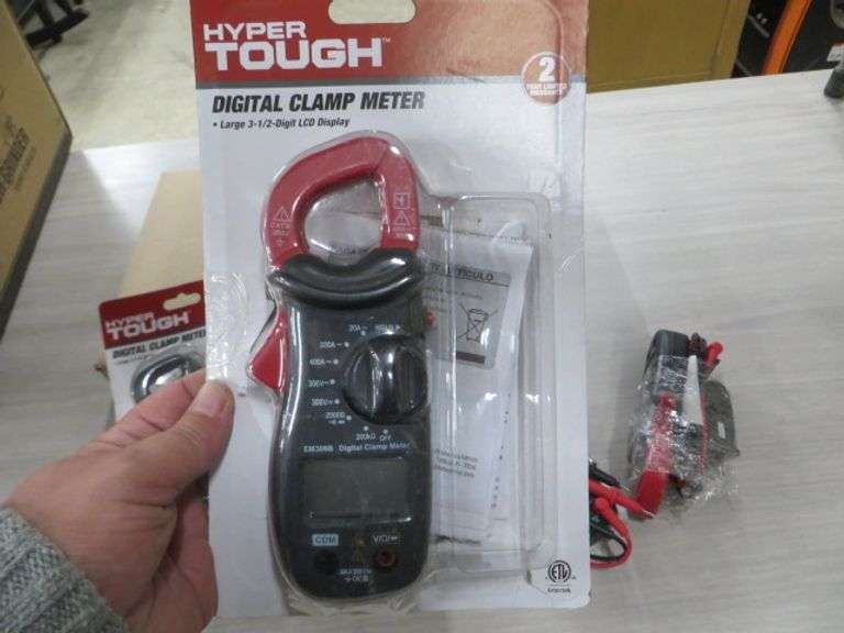Hyper Tough Digital Clamp Meters (5) Lambrecht Auction, Inc.