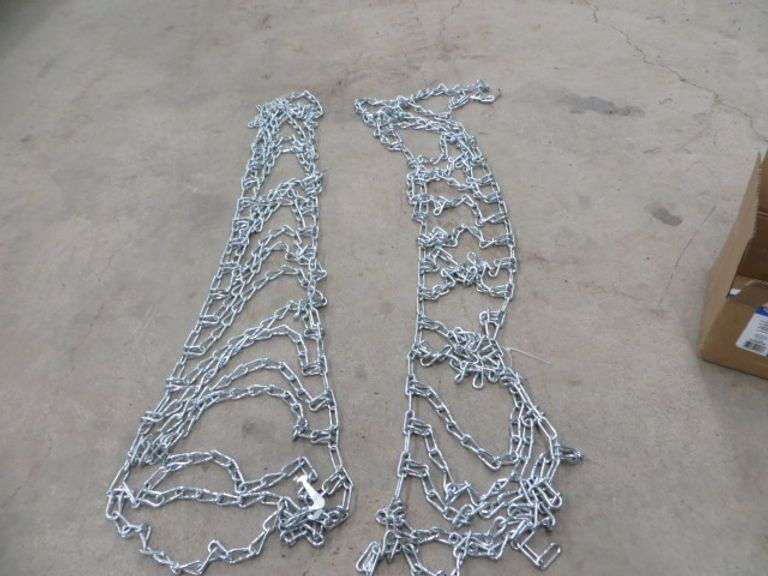 Tire Chains Lawn tractor & ZeroTurn Mower Lambrecht Auction, Inc.