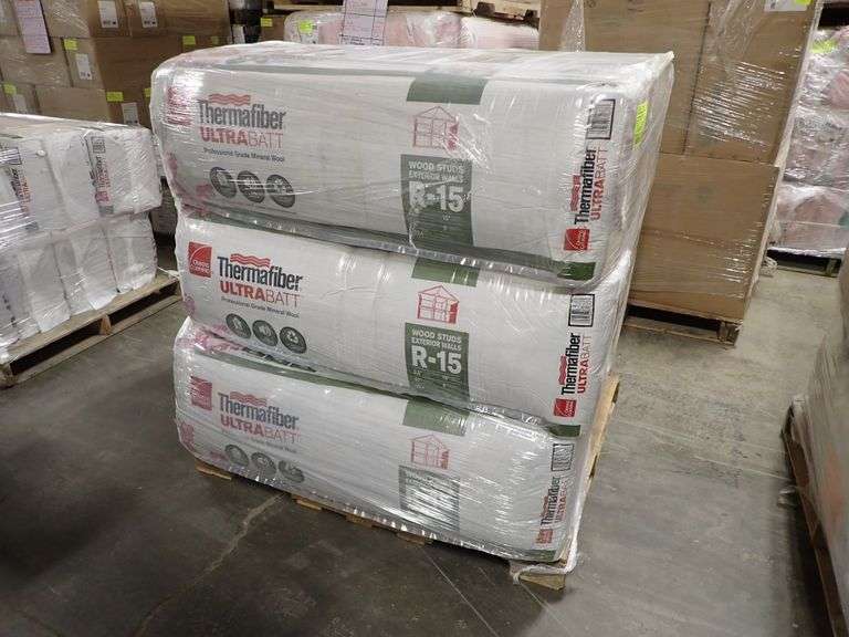 R15 Thermafiber Mineral Wool Insulation 3.5" x 15" x 47" Lambrecht