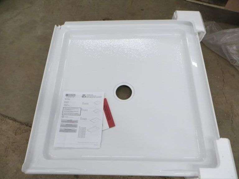 Delta 32x32 Shower Base See Details Lambrecht Auction, Inc.