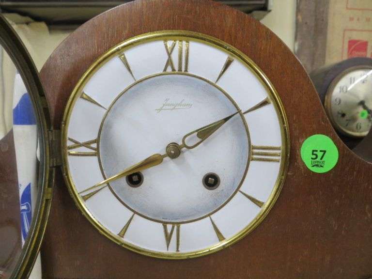 Junghans Small Mantle Clock Made In Germany Lambrecht Auction, Inc.