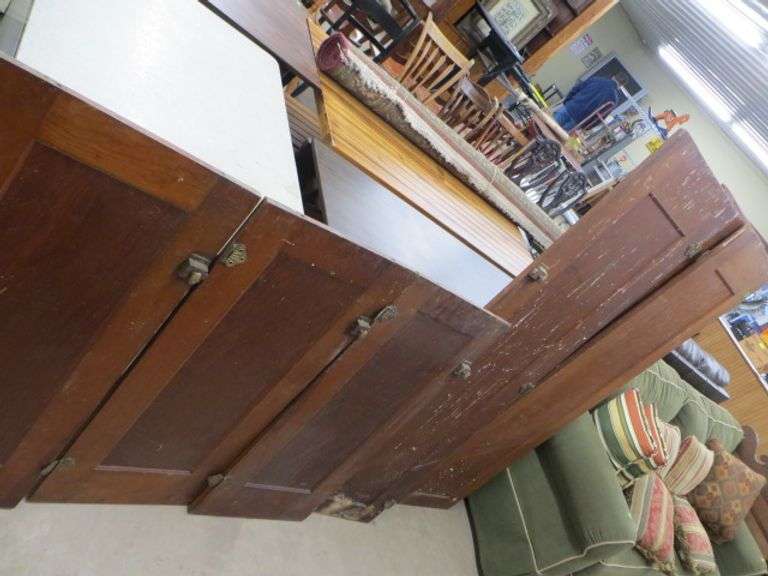 Old Kitchen doors With Hinges And Pulls Lambrecht Auction, Inc.