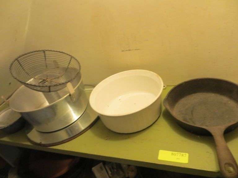 Contents Cellarway Cast Iron, Food Mill, Baking Dishes, Wok, Etc