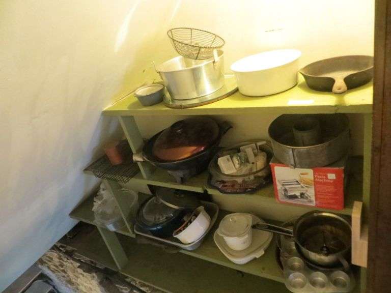 Contents Cellarway Cast Iron, Food Mill, Baking Dishes, Wok, Etc