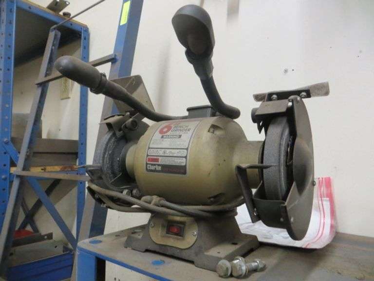 Clarke 6" Bench Grinder Lambrecht Auction, Inc.