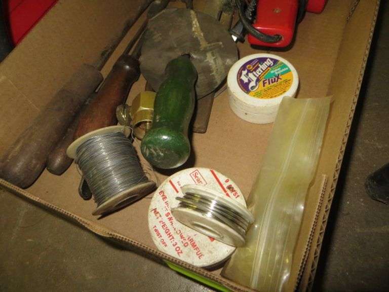 Solder, Soldering Irons, Propane Torches Lambrecht Auction, Inc.