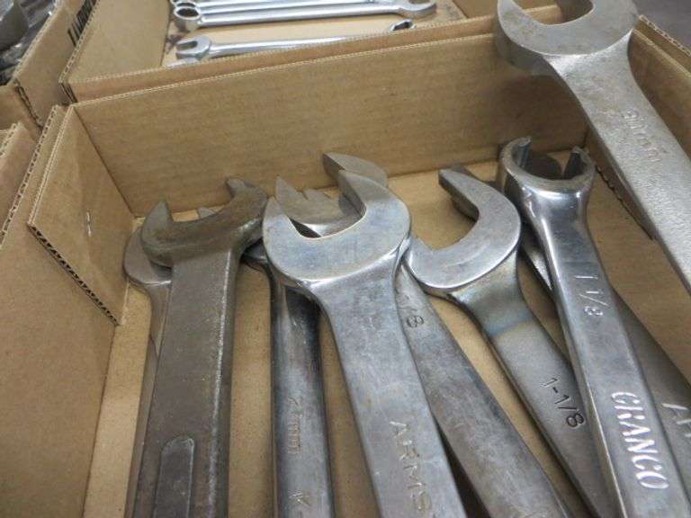 SAE & Metric Large Wrenches Mostly USA Brands Lambrecht Auction, Inc.