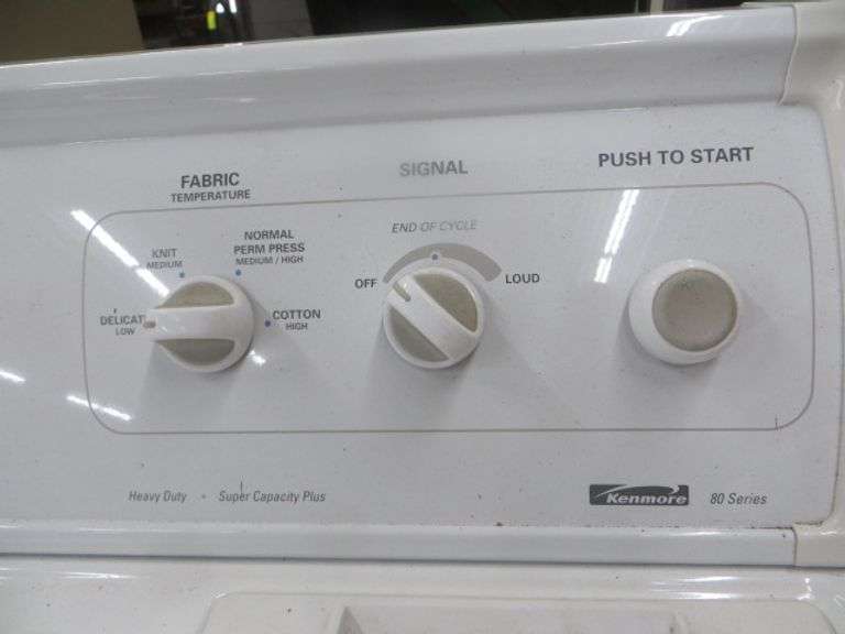 Kenmore 80 Series Gas Dryer Lambrecht Auction, Inc.