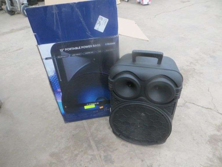Fisher Bluetooth Speaker - Lambrecht Auction, Inc.