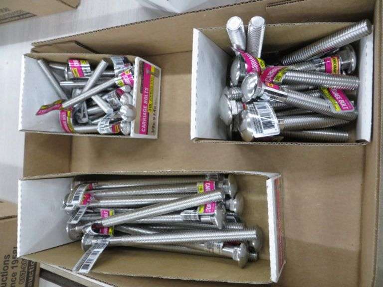 Assortment Of Carriage Bolts See Details Lambrecht Auction, Inc.