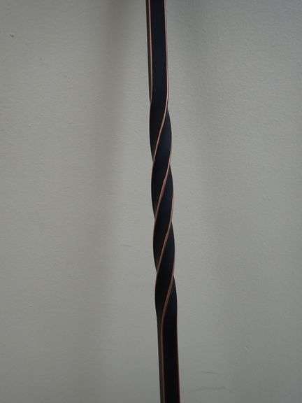 Oil Rubbed Copper Double Twist Baluster 1/2"x1/2"x44"