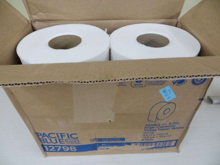 Pacific Blue Toilet Paper Rolls For Dispenser Lambrecht Auction, Inc.