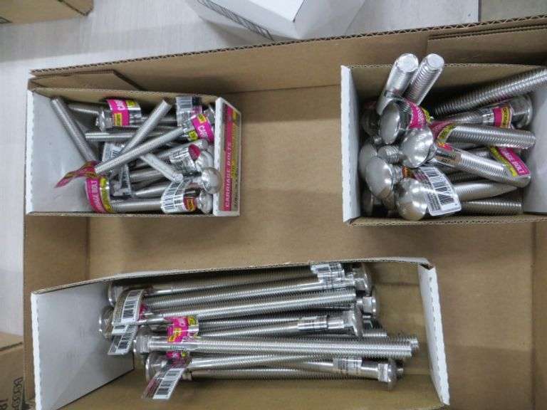 Assortment Of Carriage Bolts See Details Lambrecht Auction, Inc.