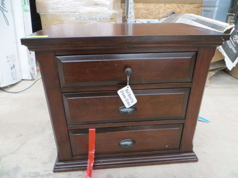 Cherry Nightstand Assembled Lambrecht Auction, Inc.