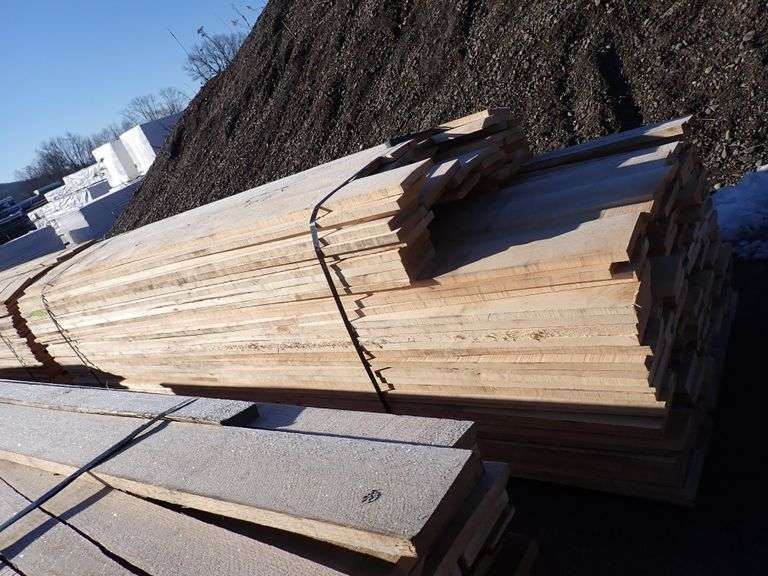 Hard Maple Rough Cut Hardwood Lumber RW x RH x RL Lambrecht Auction, Inc.