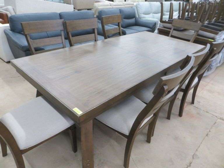 Dining Table With 8 Chairs Lambrecht Auction, Inc.