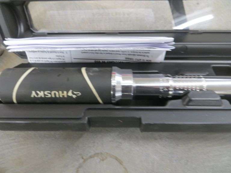 Husky Micrometer Adjustable Torque Wrench Lambrecht Auction, Inc.