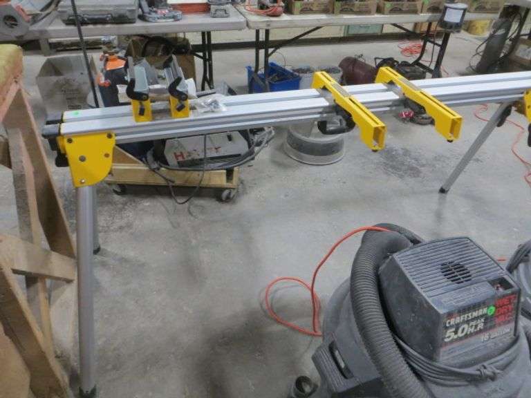 DeWalt Chop Saw Stand Lambrecht Auction, Inc.